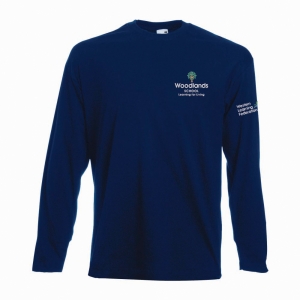 Woodlands High School Adults Long Sleeve T Shirt